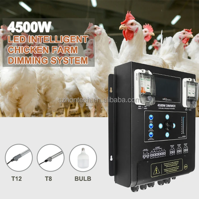 Poultry House LED Lighting dimmer control with 0-10V signal dimming 0-100%