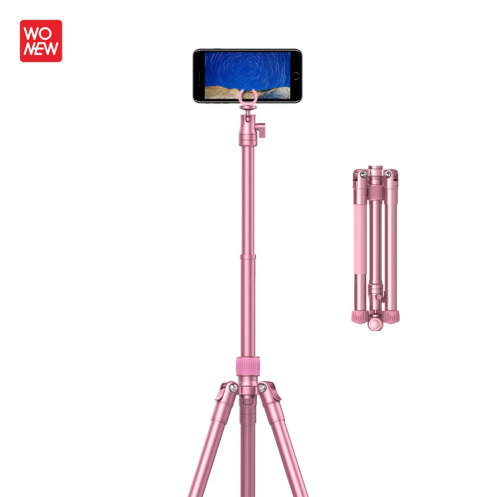 Professional flexible aluminum mini tripod for digital camera or phone