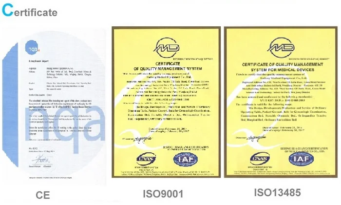stainless steel adjustable surgical metal tray cart