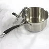 Glass Lid Induction Bottom Milk Pan Stainless Steel 16cm Saucepan Cheap Stainless Steel Milk Pot
