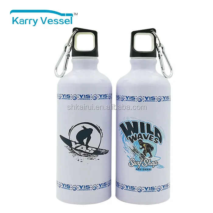 Customized Logo Outdoor Drinkware Bpa-Free Aluminum Sports Water Bottle With Lid