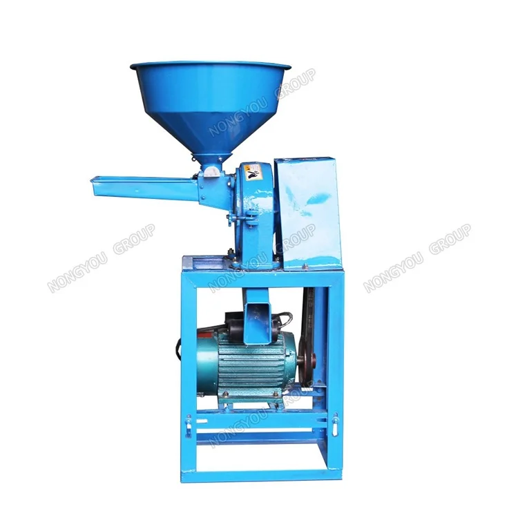 Corn/rice/wheat Crusher Grain Grinding Machine With Electric Engine 6f
