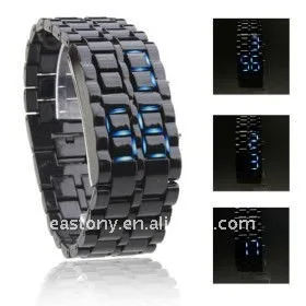 faceless led watch