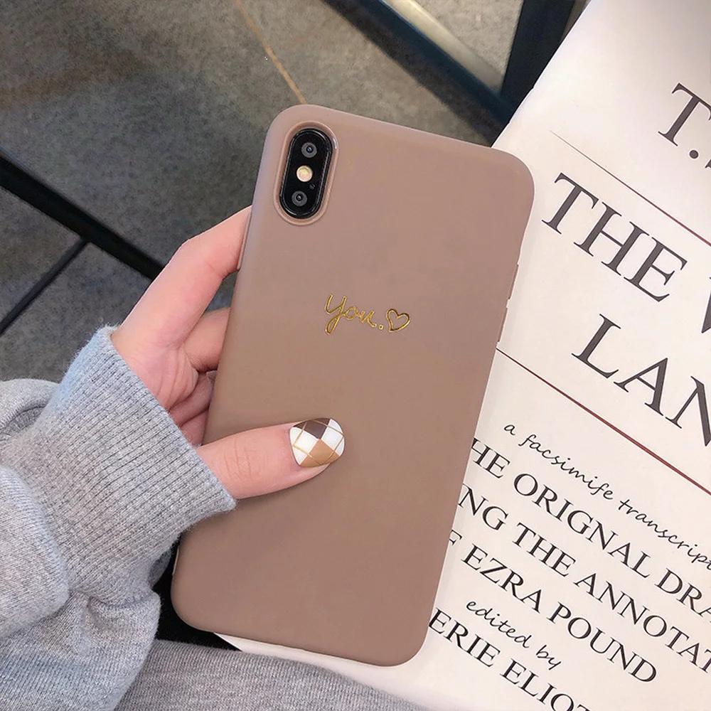 OTAO Gold Plated Phone Case For iphone 8 7 Plus 6 6s XR XS MAX X Bulk mobile phone shell