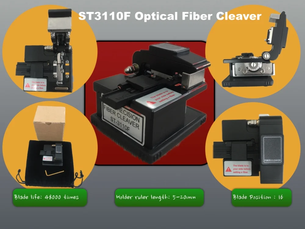 ST3110F Fiber Optic Cleaver/Cutter Tool, FTTx, small size Cleaver