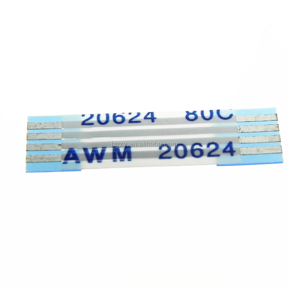 Awm 20624 80c 60v Vw1 4pin 1.0mm Pitch 25mm Long Ffc Flat Cable For