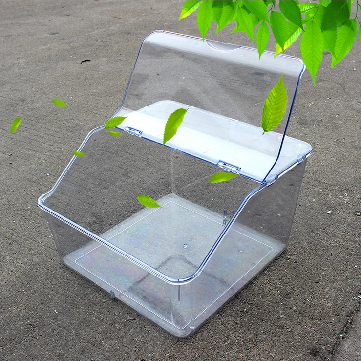 Shop Fitting Large Size Clear Plastic Bulk Food/candy Bin For Retail