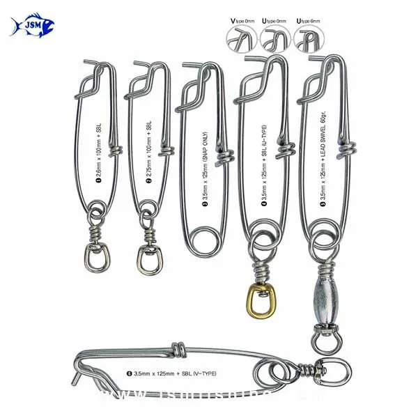 Stainless Steel Tuna Fishing Snap Swivel,Custom Steel Longline Fishing