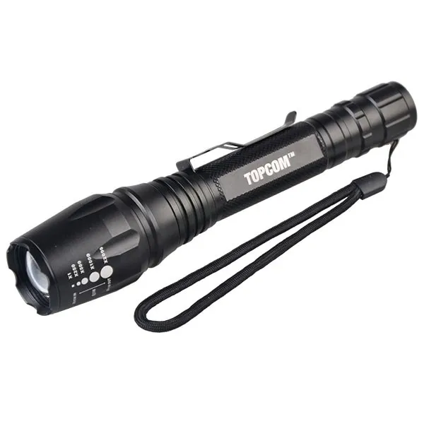 High Power 1800 Lumen Zoomable XM-L T6 LED Torch Zoom Lamp Flashlight