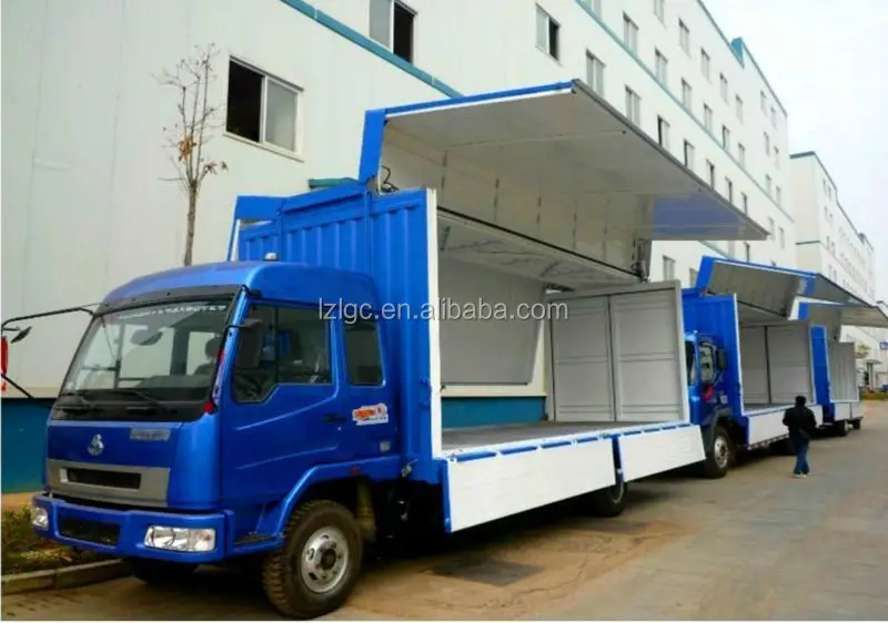 3.5m4.1m Dump Truck Body Roll Off Bed With Hydraulic Hoist For Sale
