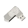 Cheapest Metal USB Memory Stick Swivel Four Colour Diamond USB Pendrive