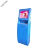 information touch screen kiosk with keyboard and thermal printer