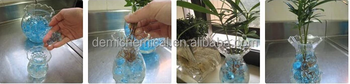 Round colorful crystal mud soil water beads,water crystal soil