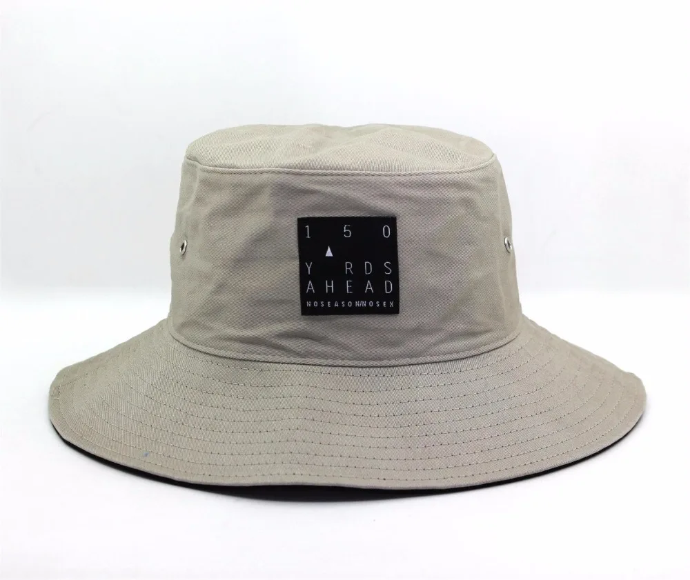 Opromo Kids Bucket Hat Cotton Twill Children Summer Outdoor Sun Protection Hat