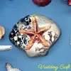 Blank Starfish Crystal Paper Weight For Business Major Souvenir