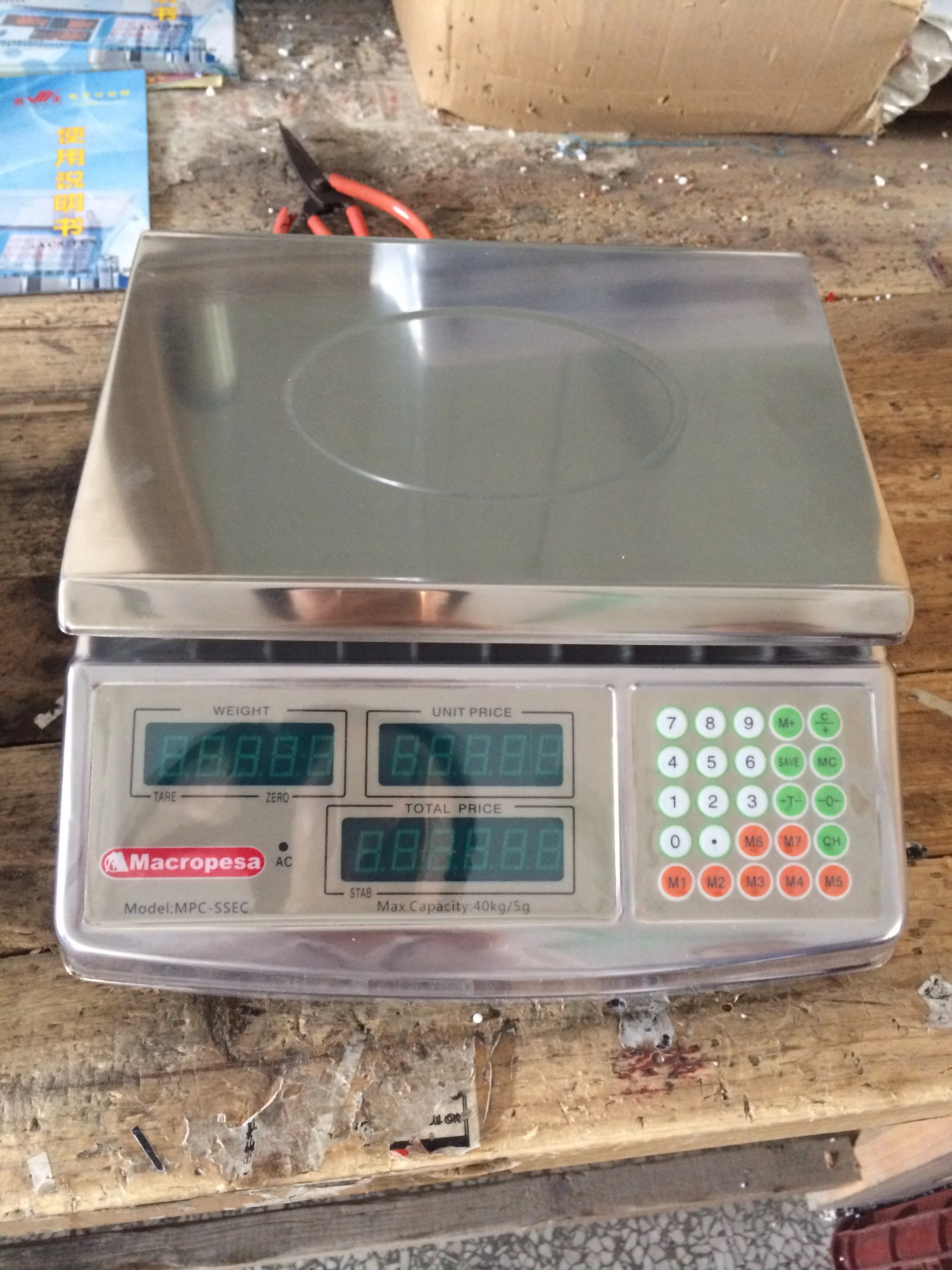 Digital Weight Scale 40kg With Stainless Steel Housing - Buy Digital ...