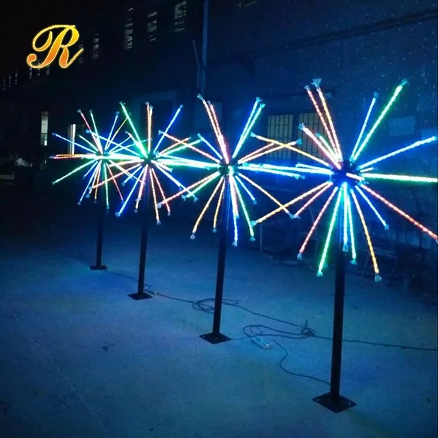 Waterproof Strong Led Firework Light From China For Outside Decor - Buy