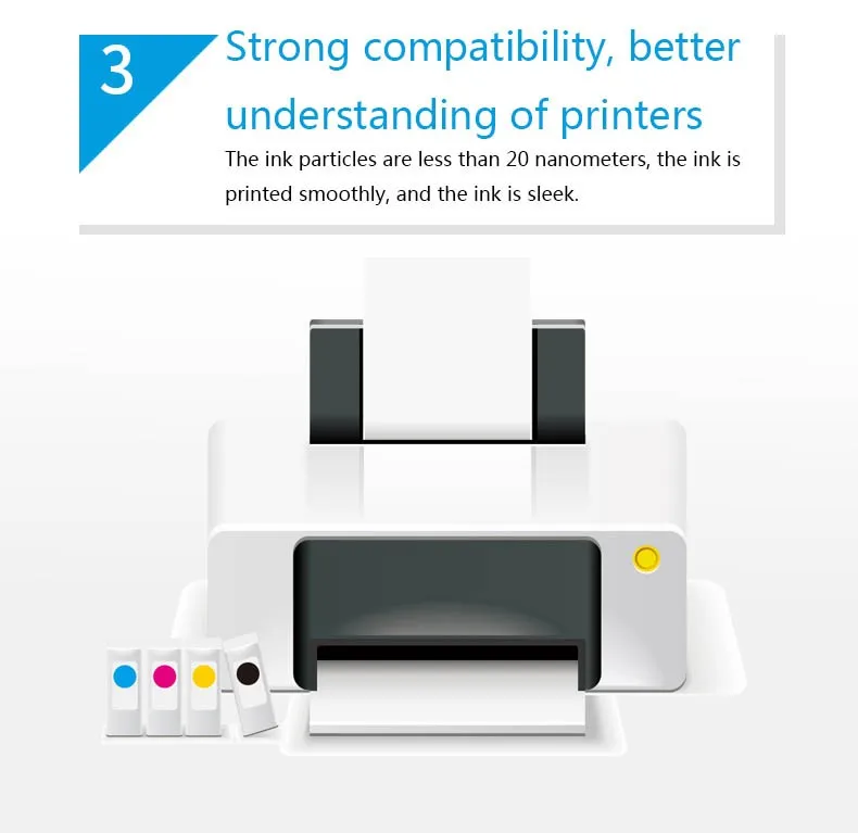 70ml Refill Ink For 003 004 005 504 Series For Epson L3115 L3116 L3117 L3156 L3106 L3119 L3158 