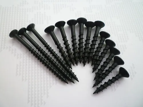 Black Gray Phosphated Bugle Head Gypsum Board Screw Coarse Thread