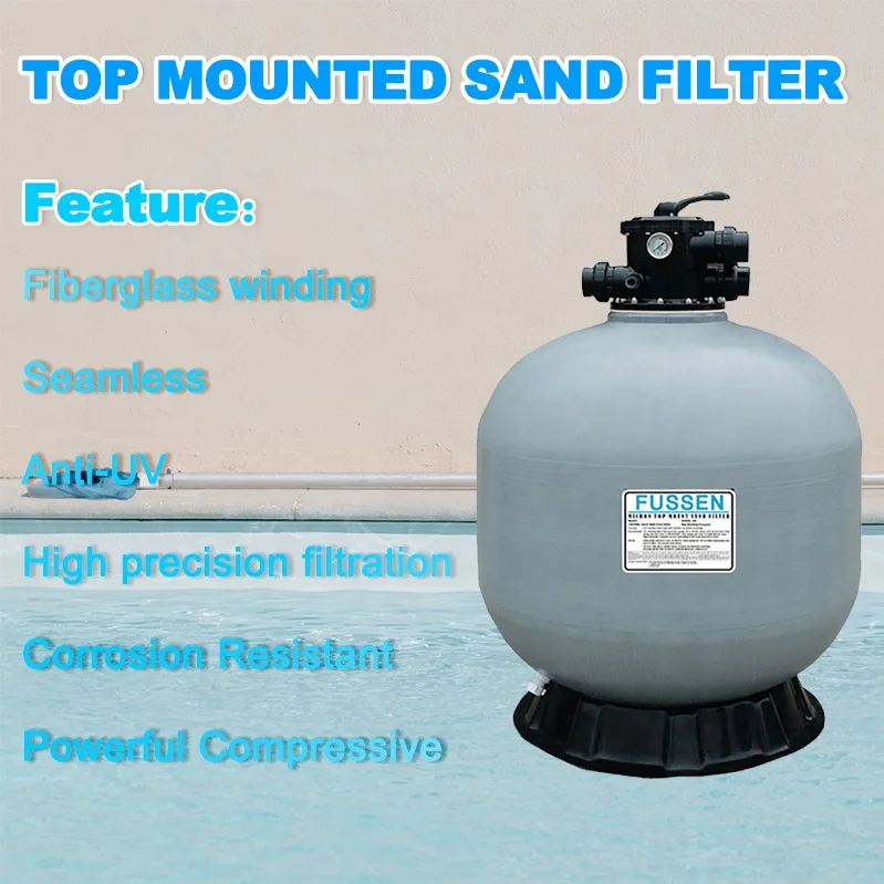 Media price commercial automatic top mount aqua swim pool underground quartz sand water filter