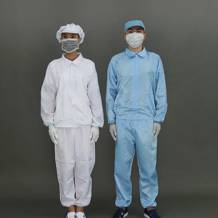 
Unisex Anti-Static White Safety Coverall With Washable 