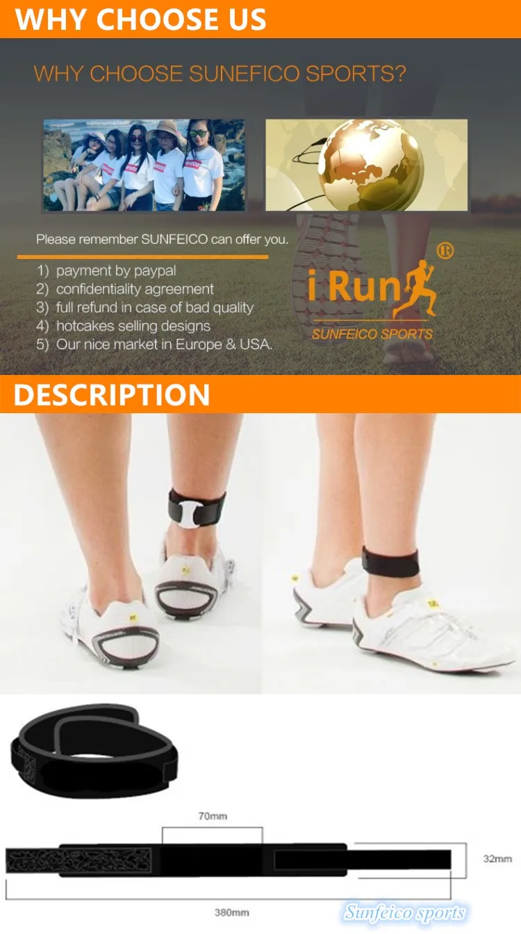 [3] Irun Racing Timing Chip Bands Strap Neoprene Running Timing Chip