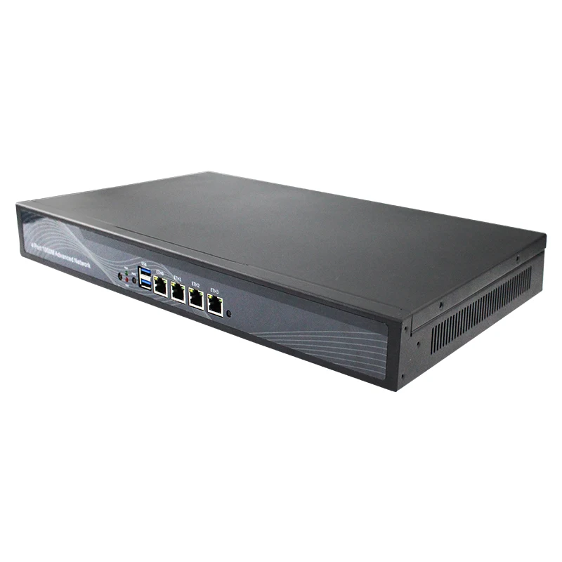 1U Rackmount 4 LAN Network Appliance Celeron J1900 Quad Core top internet network security the best firewall hardware products