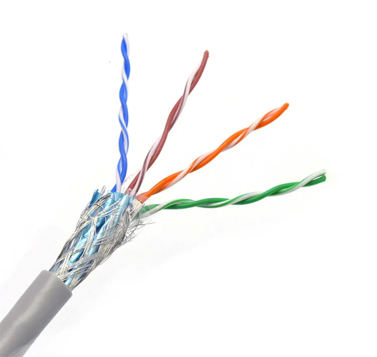 Network Gigabit Cat5e Sftp Double Shielded Cable - Buy Double Shielded ...