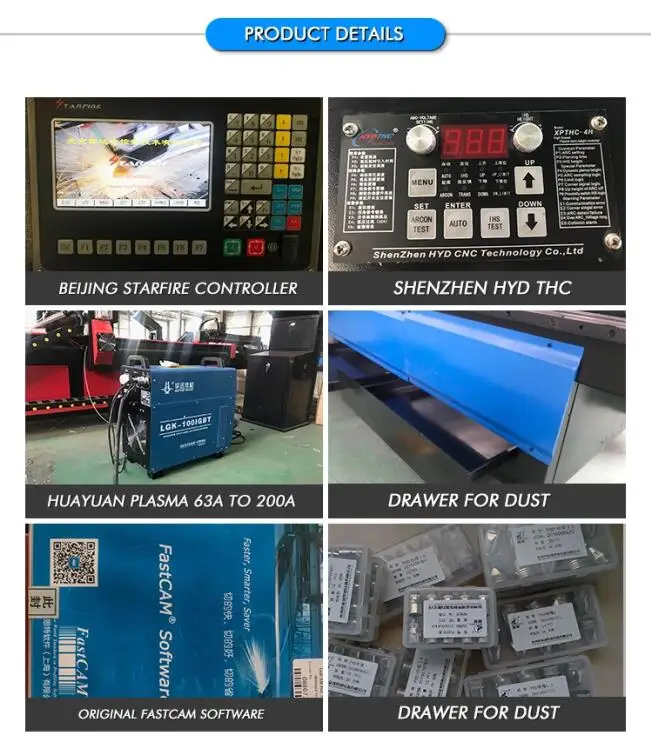 new design 1325 1530 metal steel cnc plasma cutter plasma cutting machine