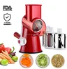 Vegetable Mandoline Chopper,Upintek 3-Blades Manual Vegetable Slicer,Efficient and Fast Vegetable Fruit Cutter Cheese Shredder,