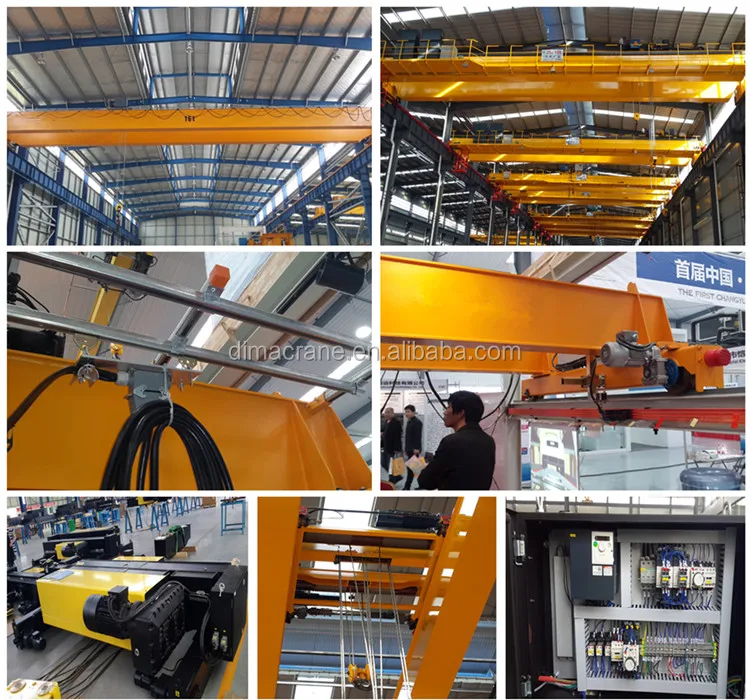 12t 15 ton 20 ton double girder beam overhead bridge crane price for sale