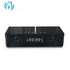 Best Buy Stereo Surround Sound 4 Speaker QI Wireless Charger LED Clock Bluetooth Speaker Wireless