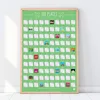 OEM/ODM 100 Places Scratch Off Bucket List Poster For Sale