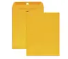 Golden Kraft Clasp Envelopes, 9 x 12 Inch, Brown Kraft, 100 Per Box (CO790)
