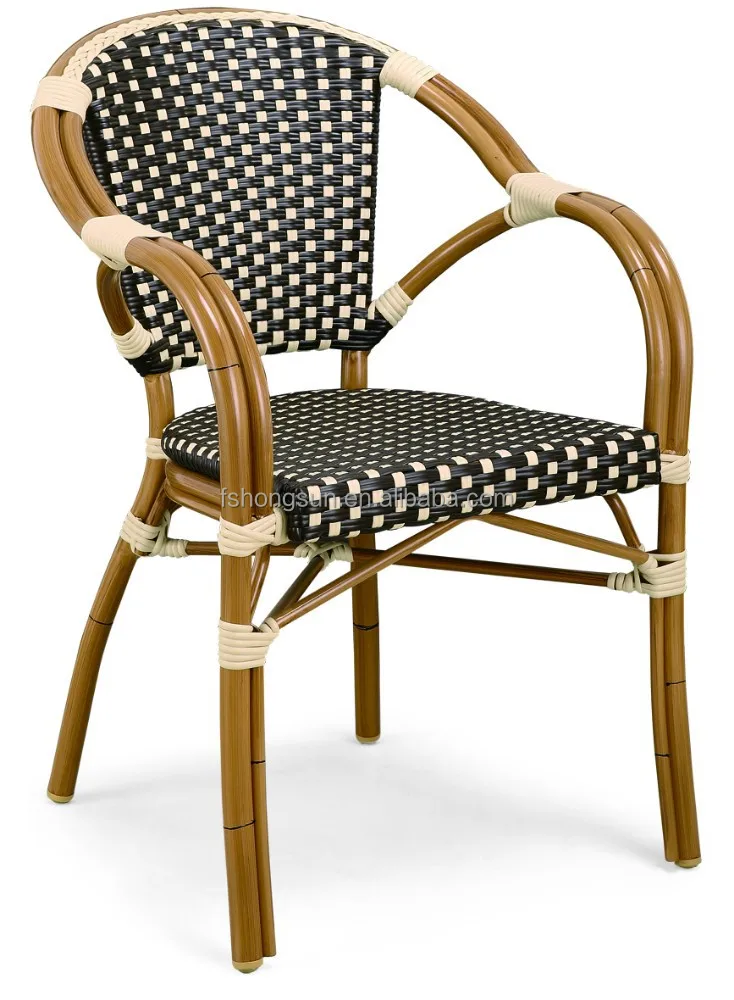 fabrik großhandel Terrasse französisch rattan bambus look stuhl