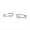 China wholesaler supplies zircon pin stud earring 925 sterling silver jewelry
