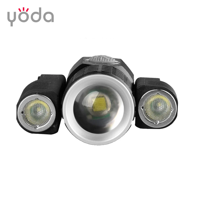 T9537 T9538 T9539 Usb Rechargeable Triple Led Three Led Flashlight For