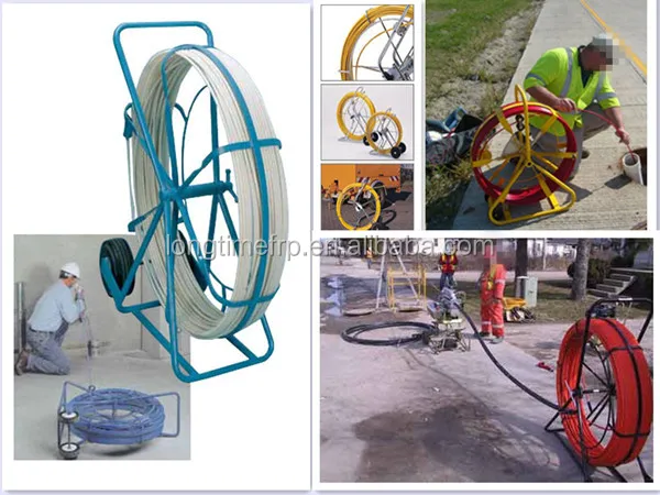 8mm Fish Tape Fiberglass Duct Rodder Fishtape Puller Wire Cable - Buy ...