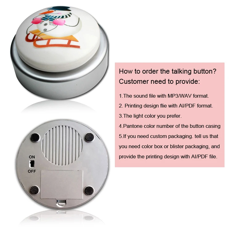 Christmas Recordable Push Button Music Gift Boxes Buy Recordable Push