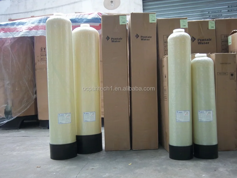 Activated carbon filter and sand filter Pentair tank