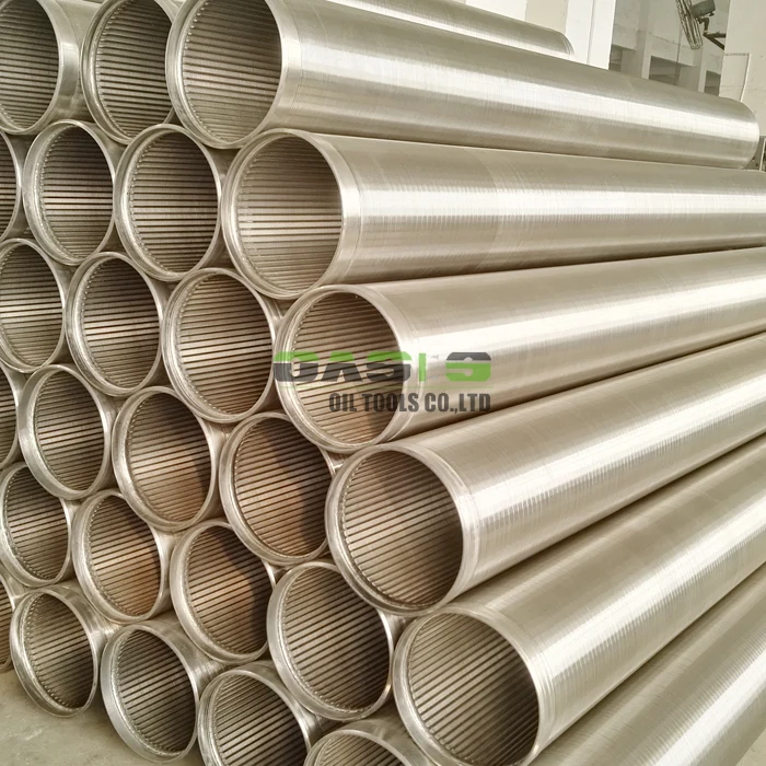 Stainless Steel 304 316 Johnson type water well screen pipes