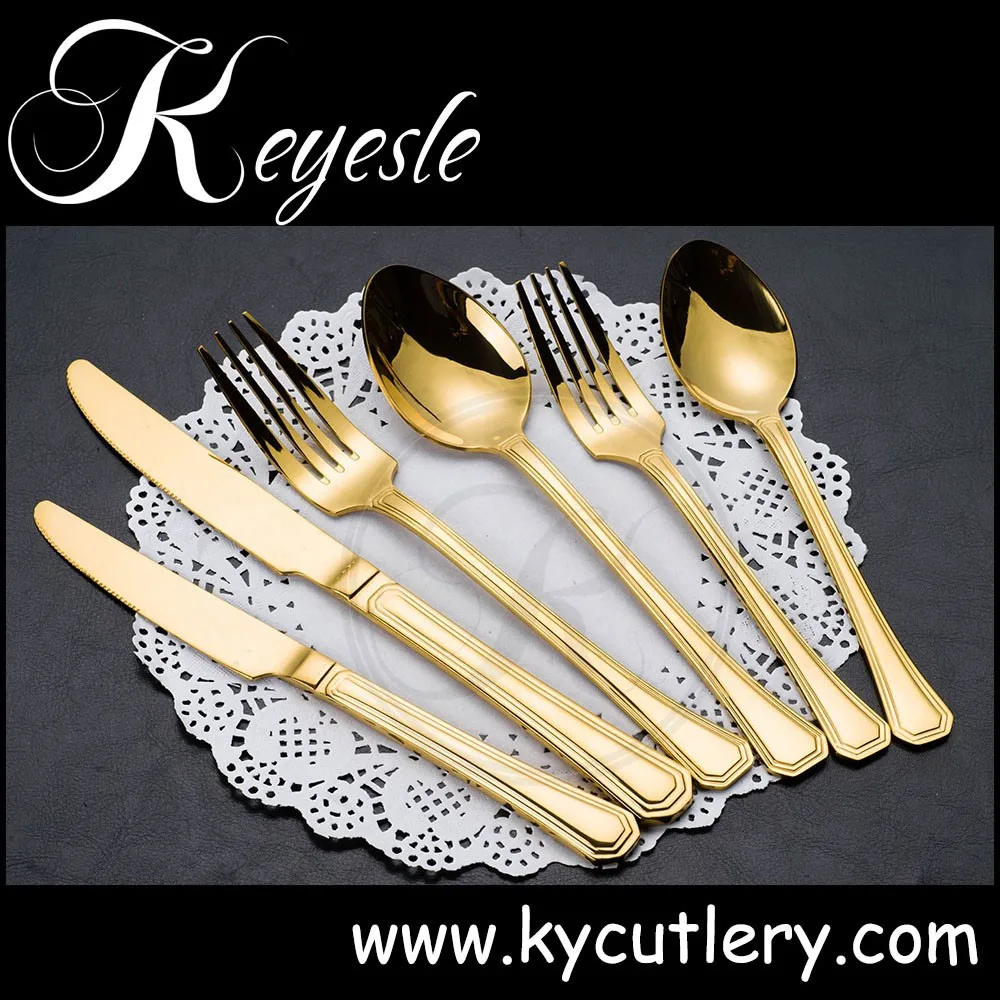 Gold Plated Cutlery,Gold Cutlery Set,Gold Plated Flatware Wholesale Buy Gold Plated Flatware