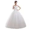 2019 Best sale Lace Wedding Dress White Red Long Bride wedding dress Luxury Dress
