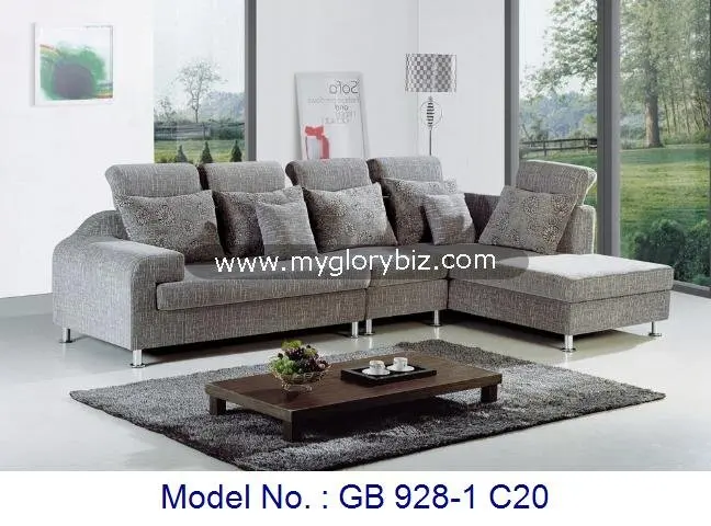 Home Furniture Living Sofa L Shape Sofas Corner Fabric Set Room Product On Alibaba