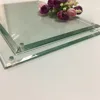 5mm thick toughened glass plant design large clear cnc beveled glass pieces panels