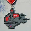 Custom antique silver metal sports finisher medal