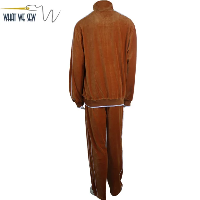 velour orange tracksuit