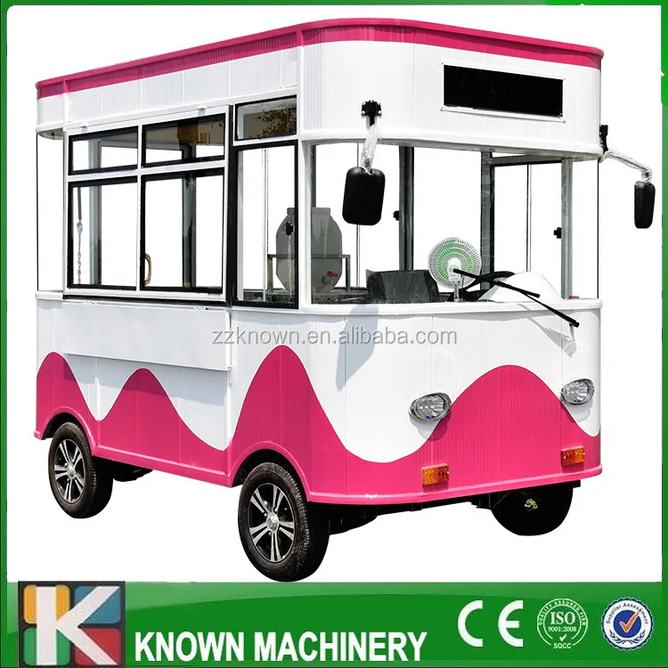 Multifunctional Snack/food Car Four Wheel Mobile Food Carts For Sale