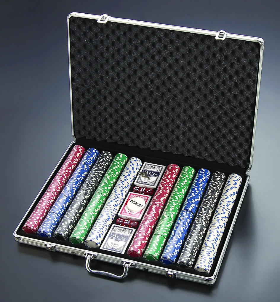 Landerman Custom Poker Chips Poker Chips Set 1000 Piece Poker Chips