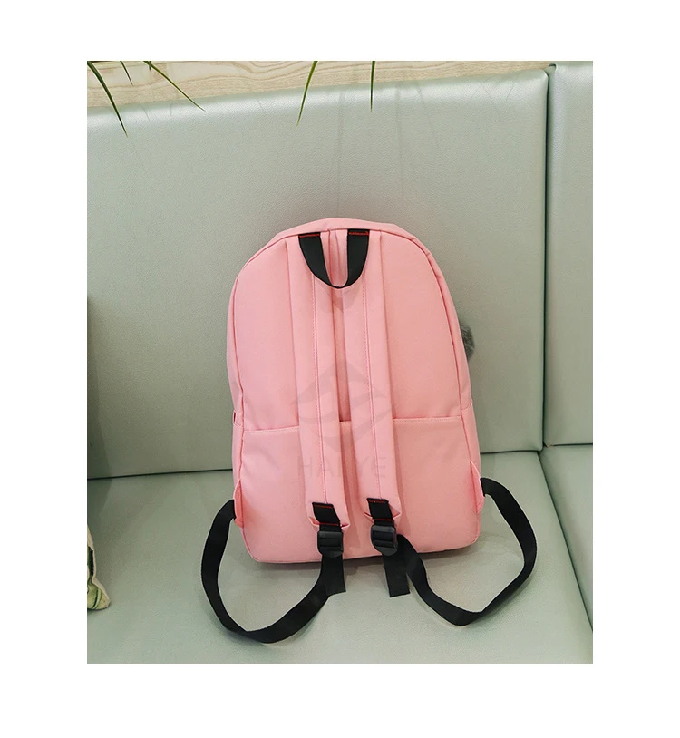 Casual Cheap Bulk Pink Teen Girls Travel Backpacks For Laptop 14 Inch ...